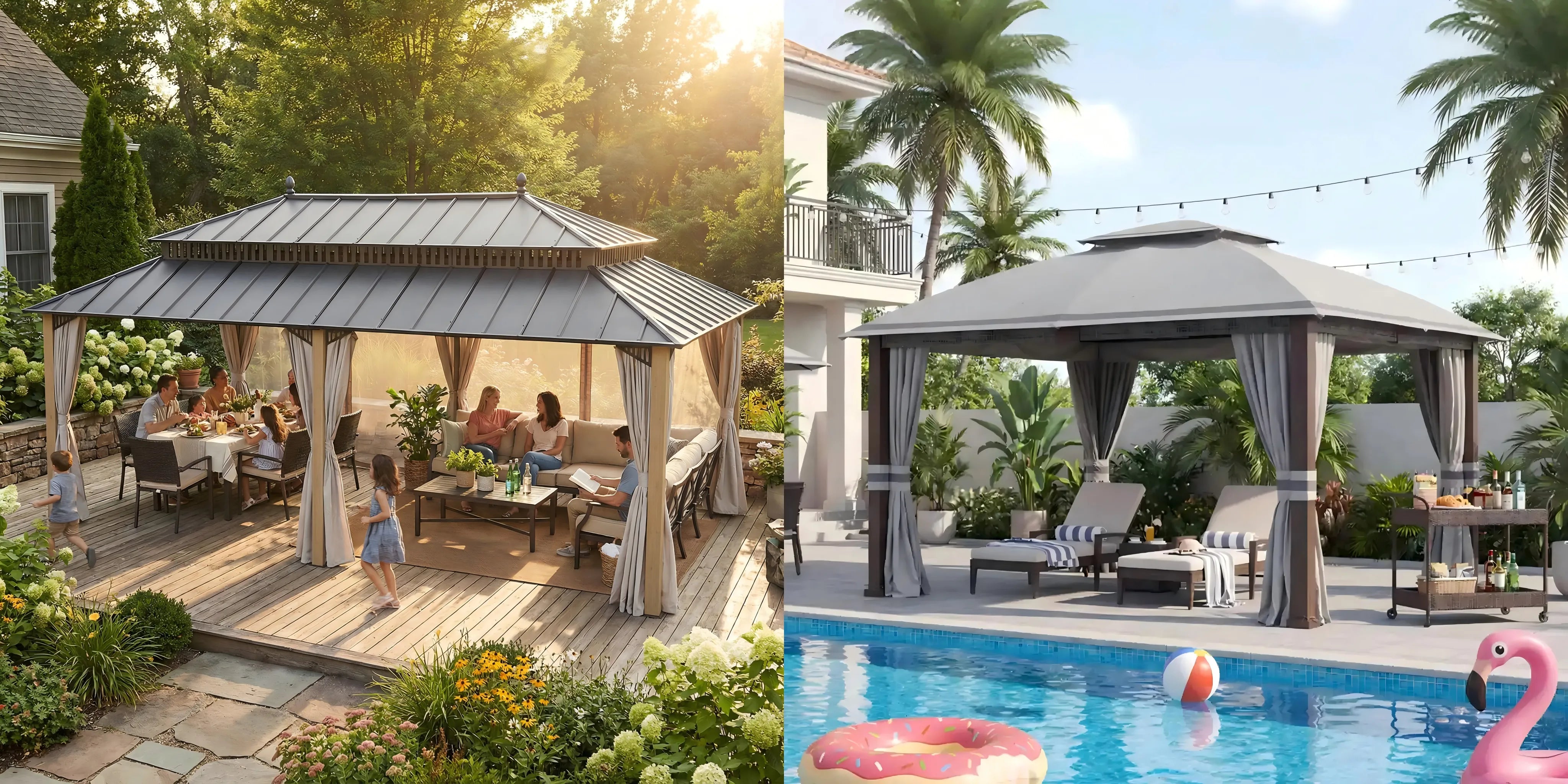 Hardtop vs Soft Top Gazebo: Which One Is Better for Summer?