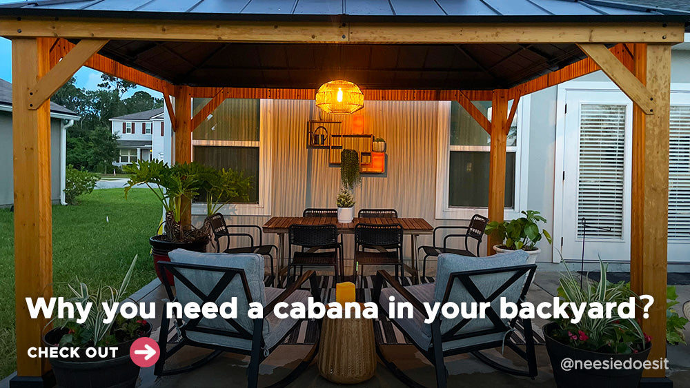 Why You Need a Cabana in Your Backyard๏ผ | sunjoygroup