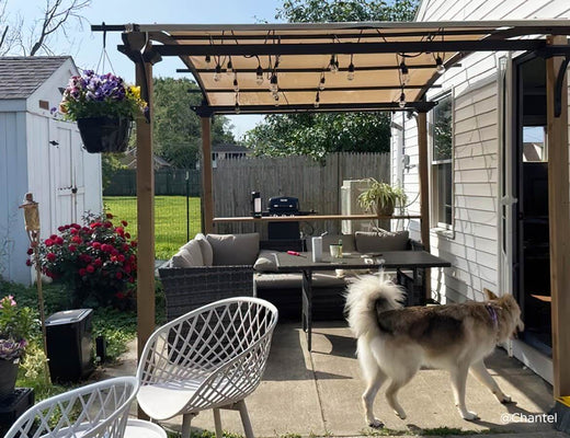 Durable Pergolas with Canopy