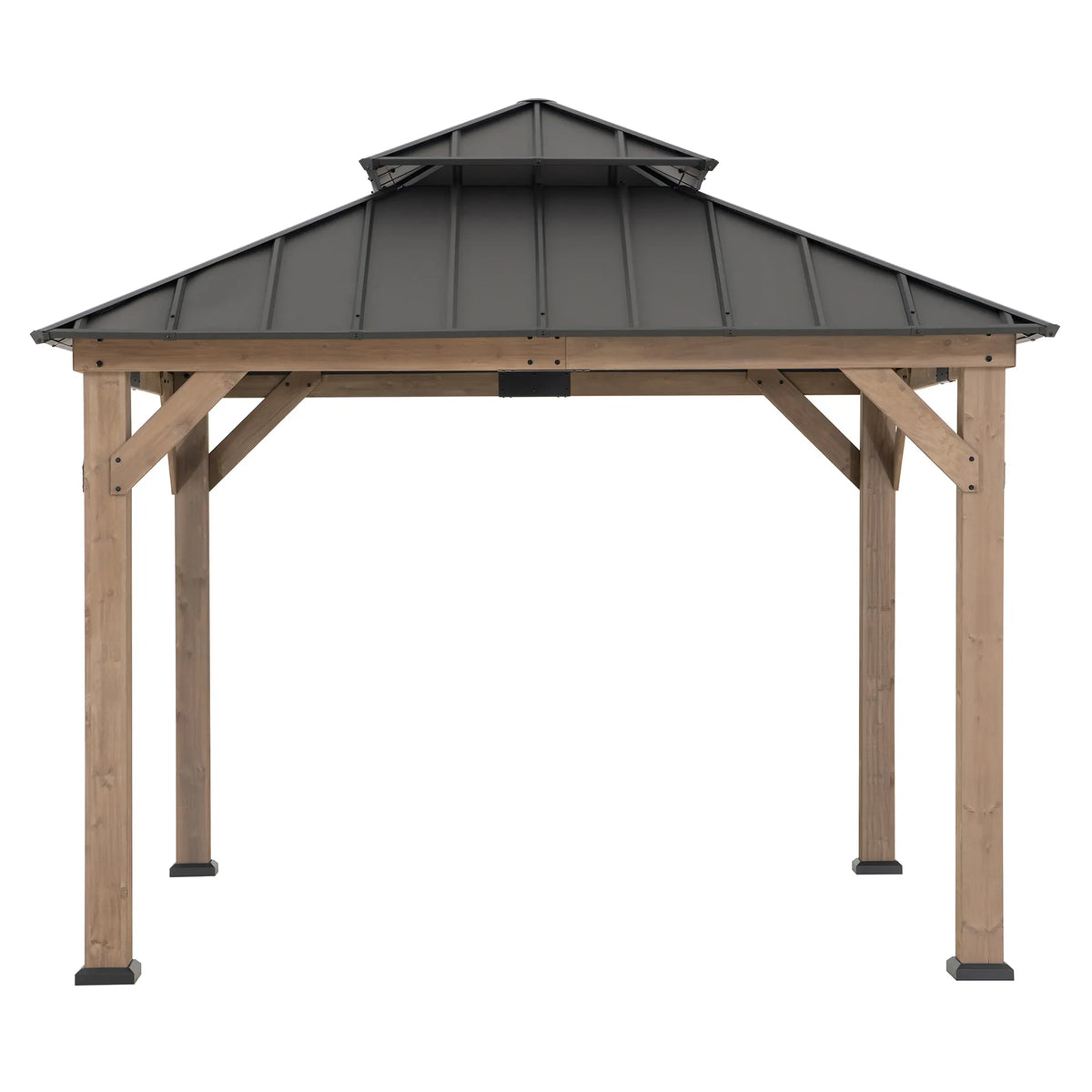 Hampton Double-Roof Cedar Gazebo, 11x11
