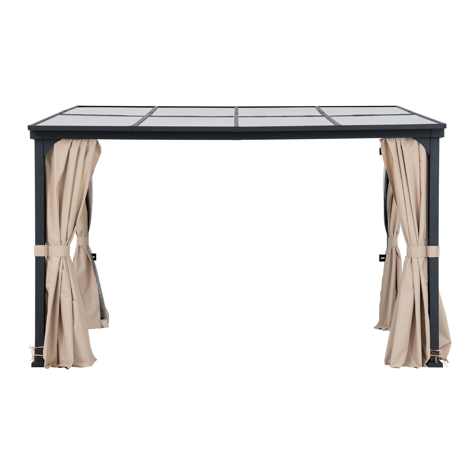 Vista PC-Roof Wall-Mounted Gazebo, 10x12