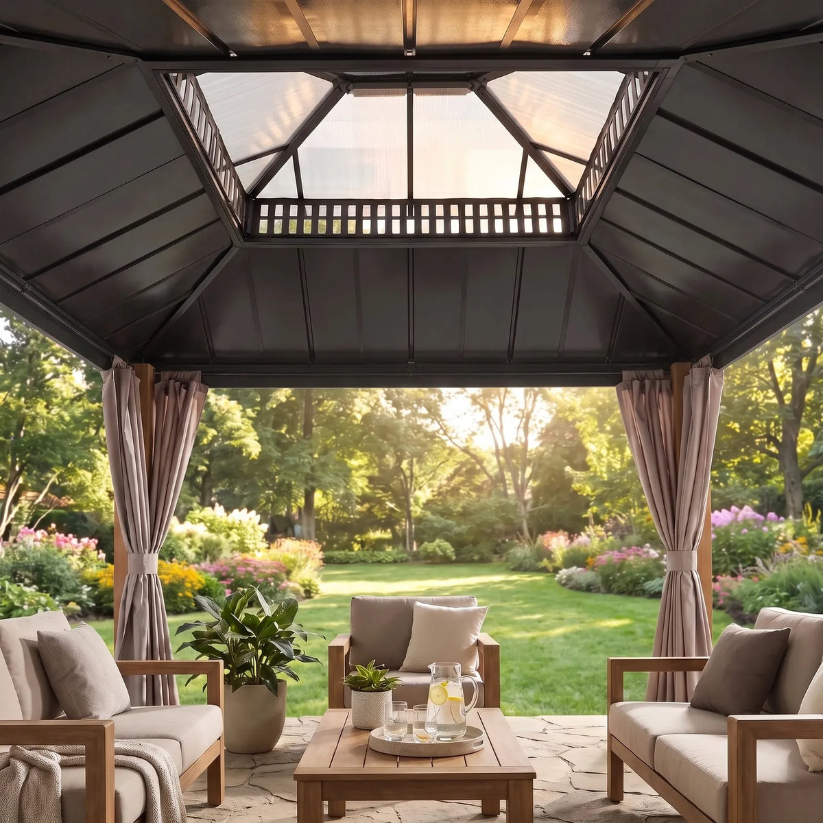 Kingston Horizon PC-Vent Cedar Gazebo, 12x10