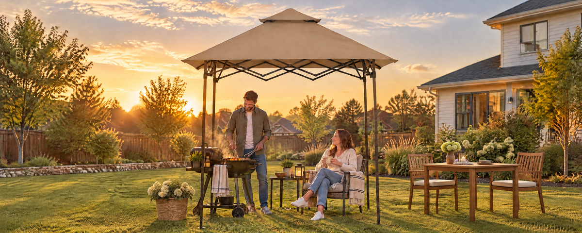 Sunjoy cooking gazebo