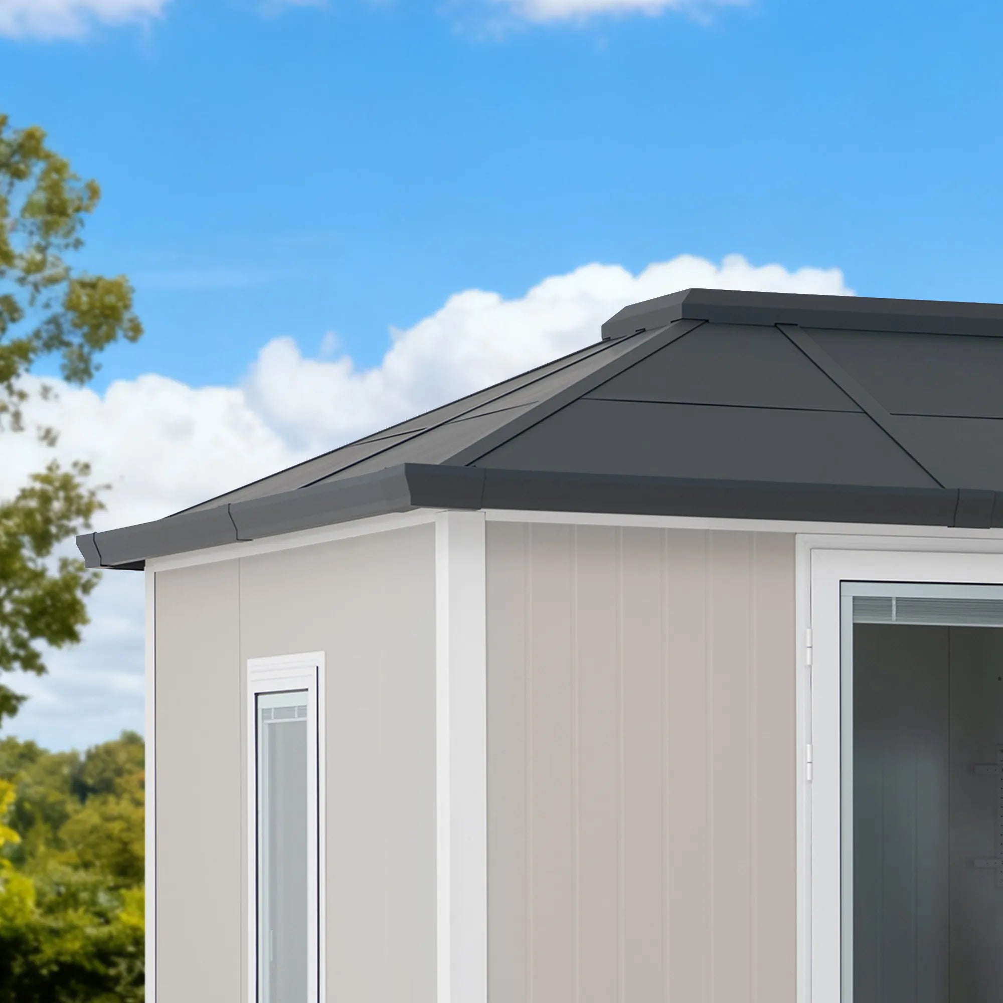Sunjoy Esquire 9' x 12' Beyond Shed