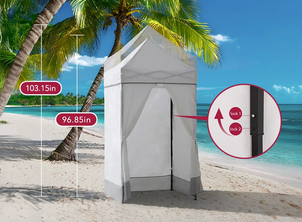 SUNJOY 4x4 Pop-Up Canopy Tent, Outdoor Tool-Free Pop-Up Gazebo with Sidewalls - Gray