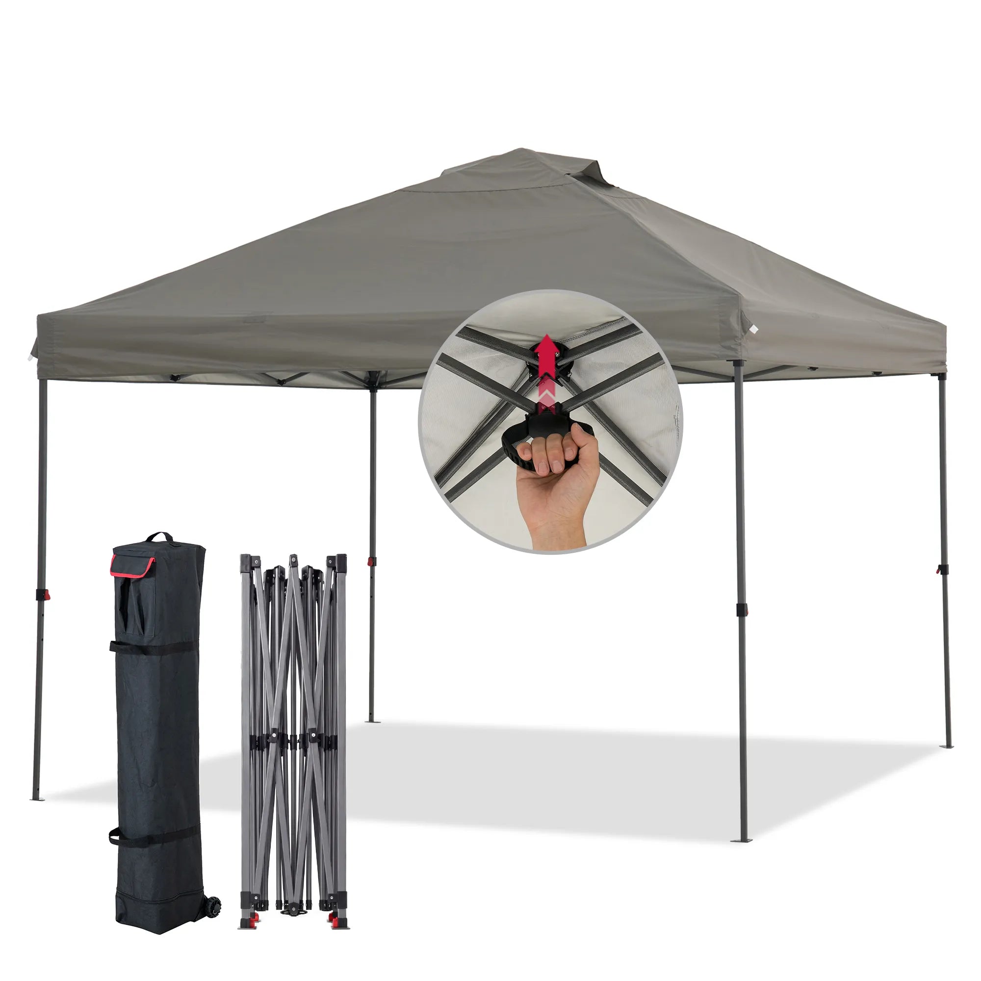 Solis Glow Instant Gazebo, 10Γ10 - Slate Gray