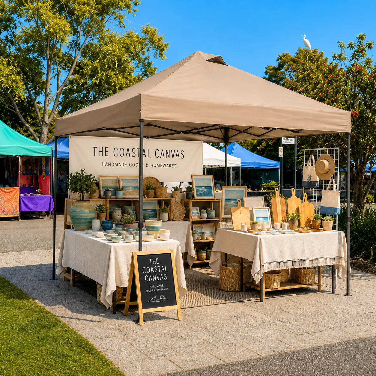 Solis Glow Instant Gazebo, 10Γ10 - Desert Taupe