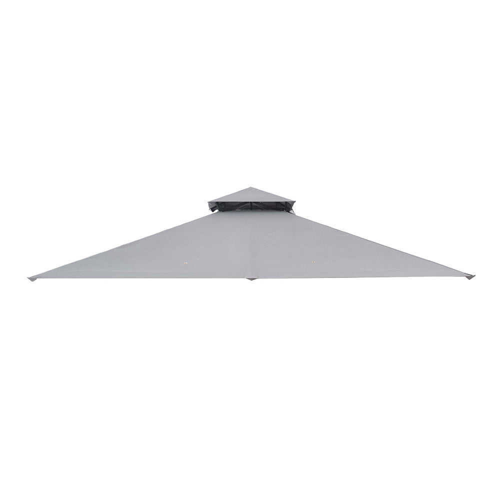 SUNJOY Dark Gray Replacement Canopy For 11x11 Soft Top Gazebo A101009400 Sold At Lowe's & Rona.