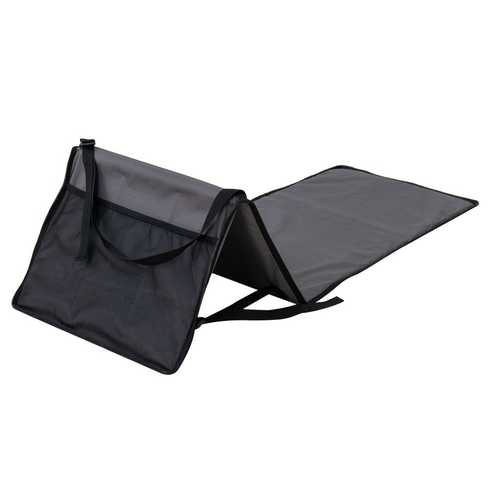 SUNJOY Outdoor Portable Folding Chair with Backrest (Set of 2) - Gray