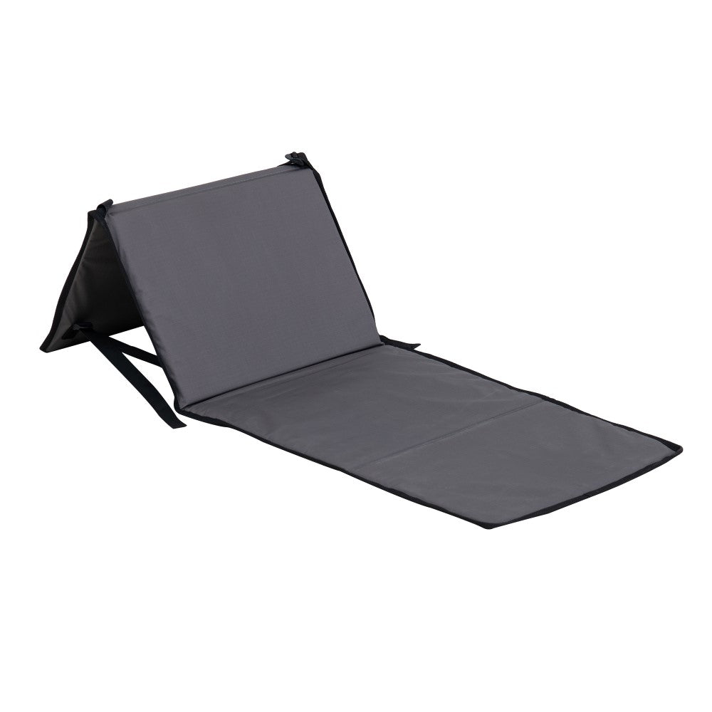 SUNJOY Outdoor Portable Folding Chair with Backrest (Set of 2) - Gray