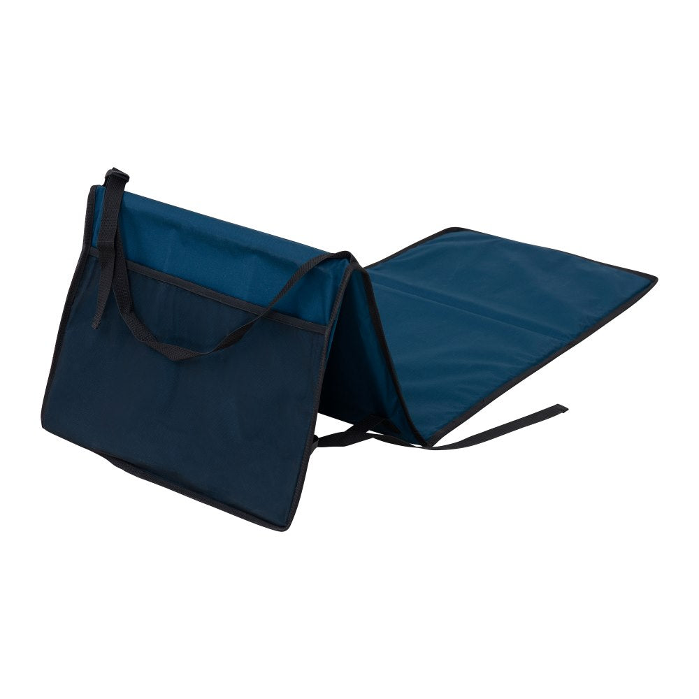 SUNJOY Outdoor Portable Folding Chair with Backrest (Set of 2) - Blue