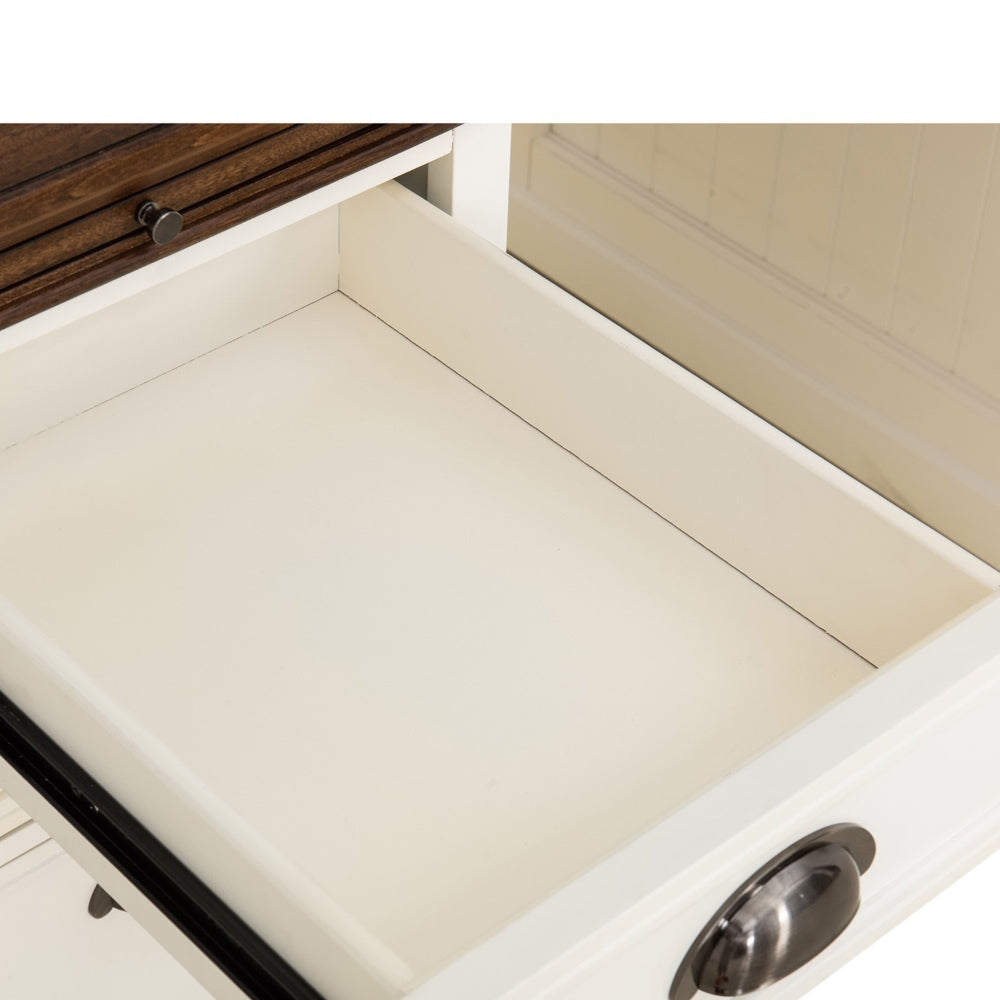 SUNJOY 58ββ Richland Double Pedestal Desk with Four Drawers and Two Cabinets