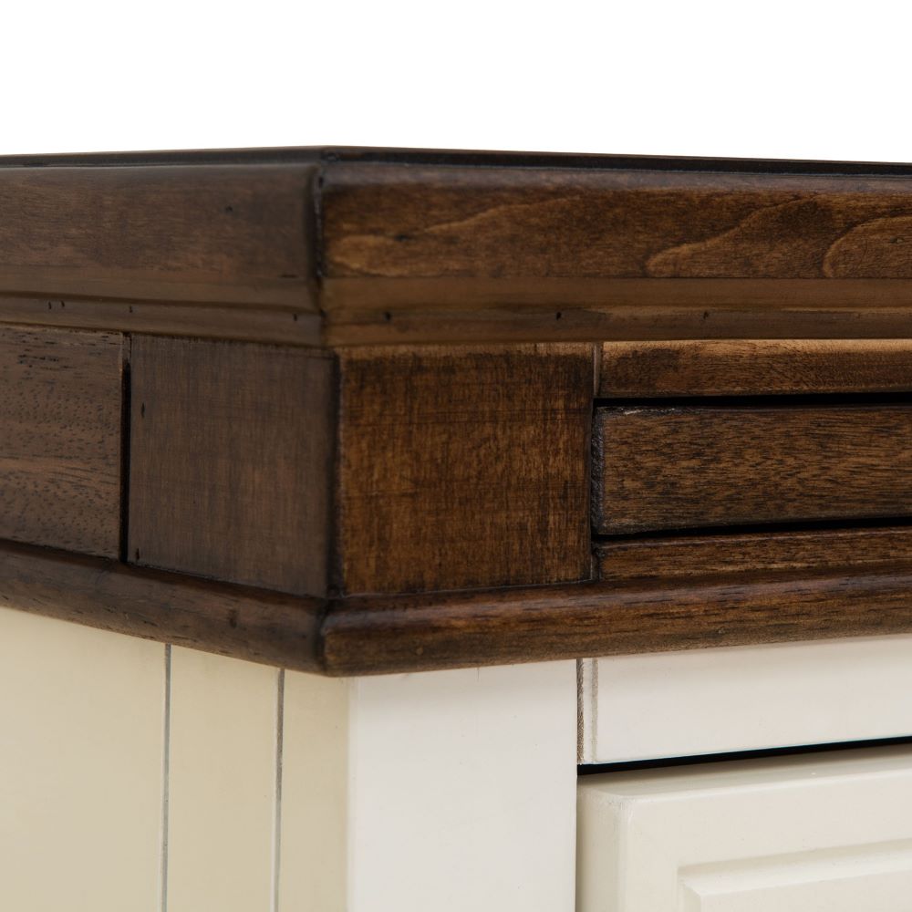 SUNJOY 58ββ Richland Double Pedestal Desk with Four Drawers and Two Cabinets