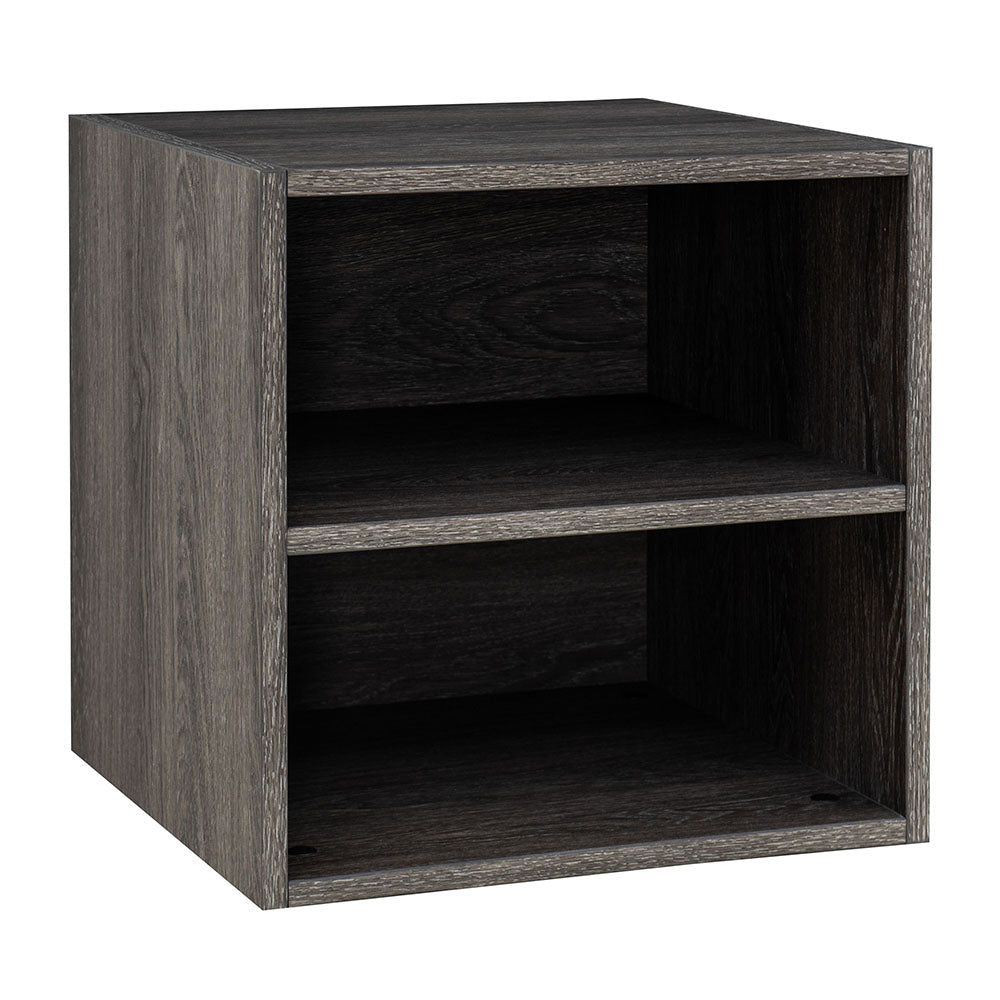 SUNJOY Quub Split Cabinet, Space Saving Stackable MDF Wood Cabinet for Living Room, Bedroom and Other Indoor Space.