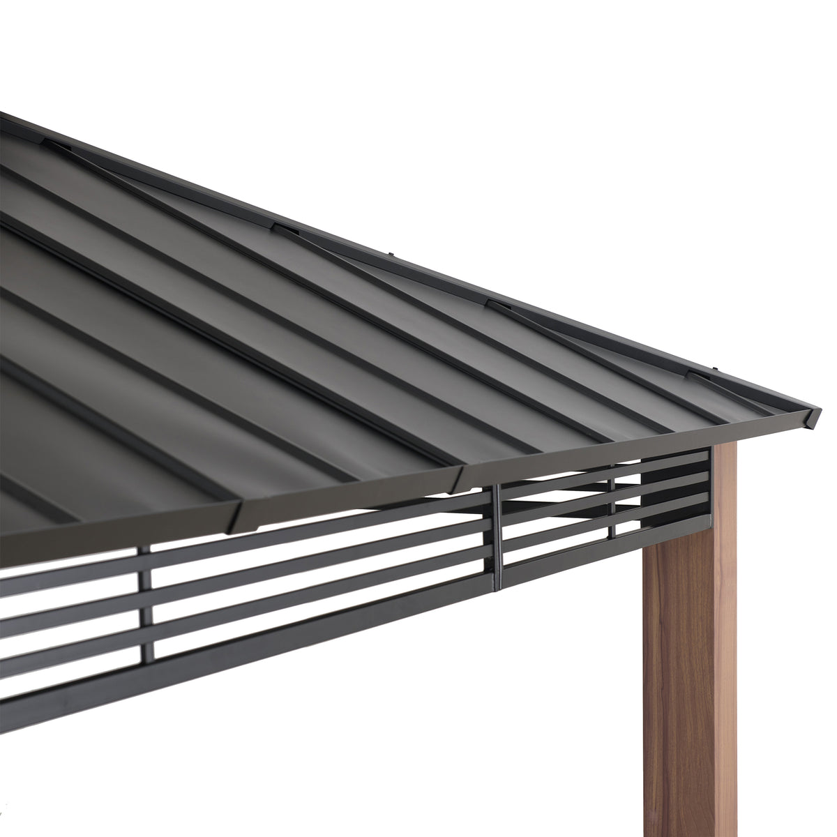 Summit Heavy-Duty Double-Roof Gazebo, 13x15