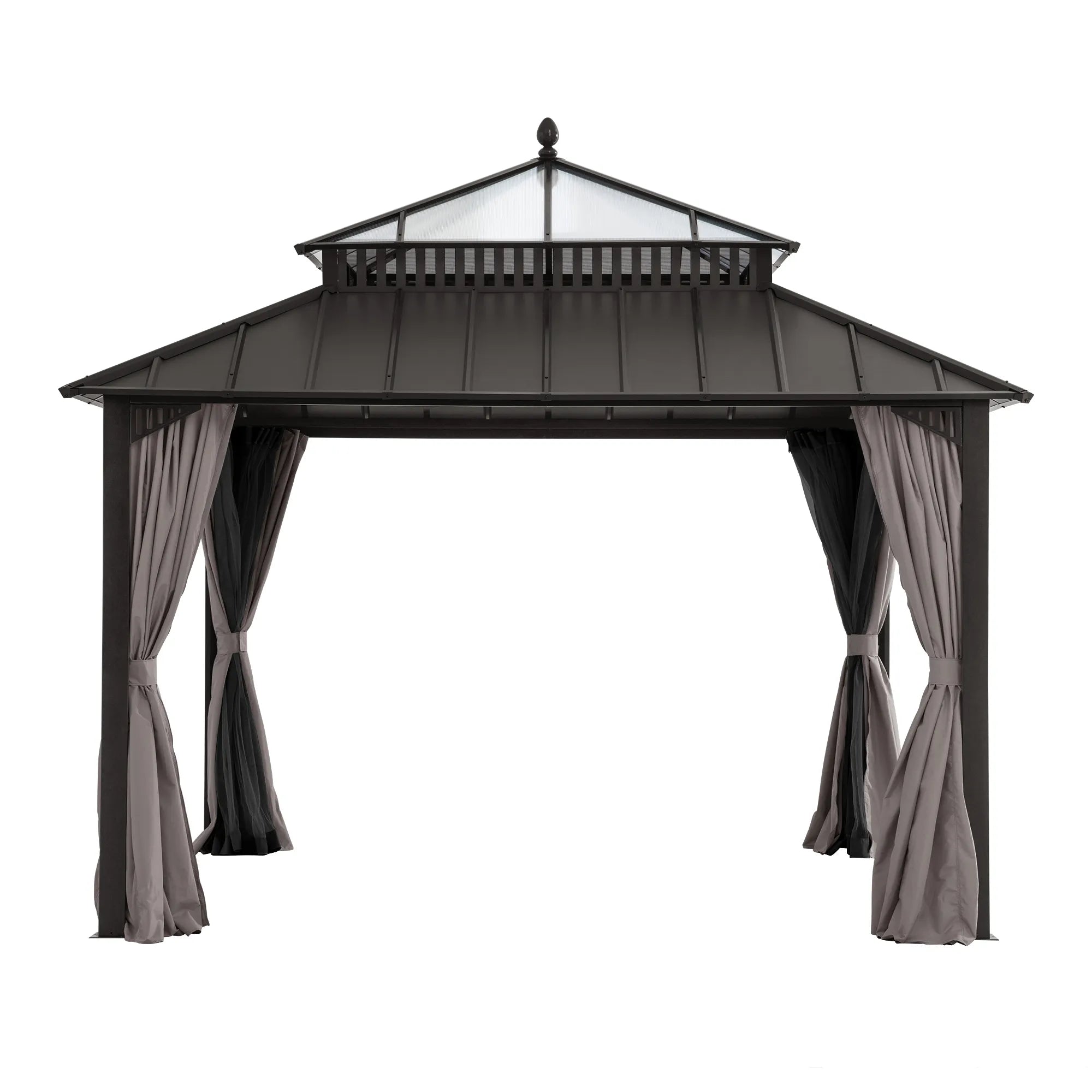 Kingston Horizon PC-Vent Gazebo - Brown, 12x12