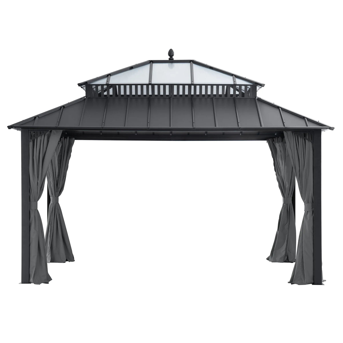 Kingston Horizon PC-Vent Gazebo - Slate Gray, 12x14