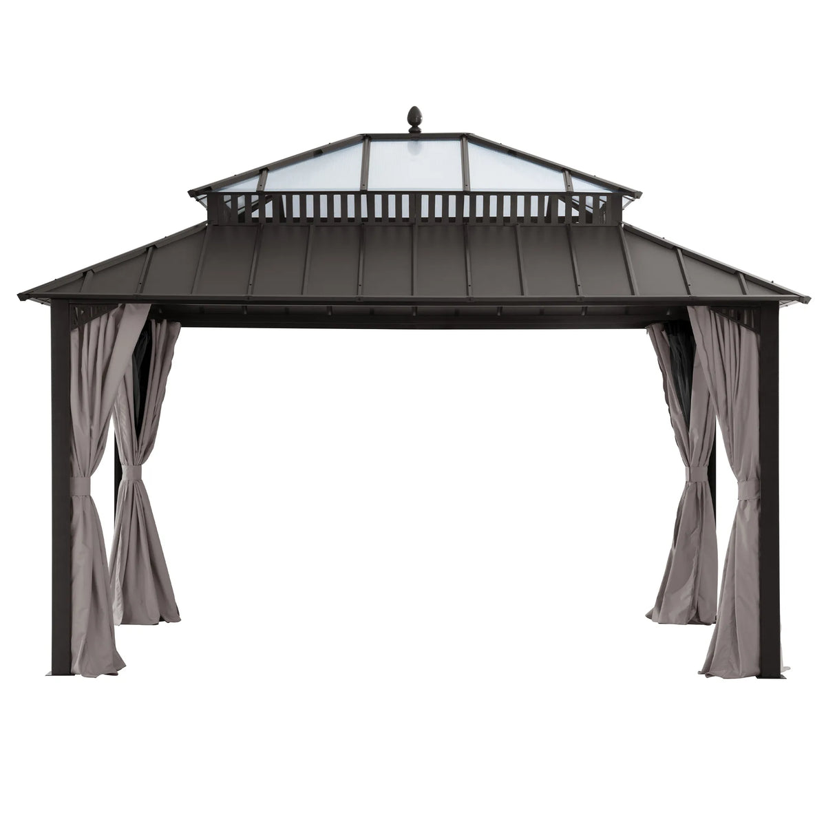 Kingston Horizon PC-Vent Gazebo - Brown, 12x14