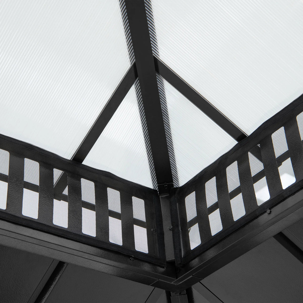 Kingston Horizon PC-Vent Gazebo - Natural Woodgrain, 12x16