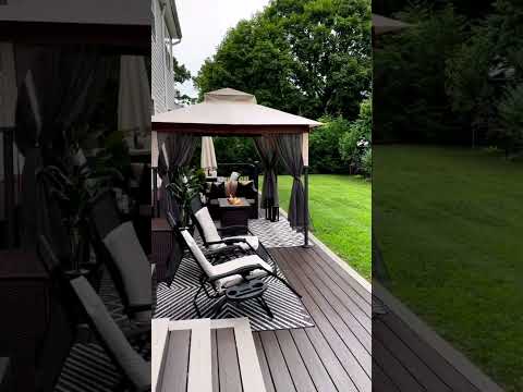 SUNJOY 9x9 2-Tier Steel Frame Gazebo with Netting