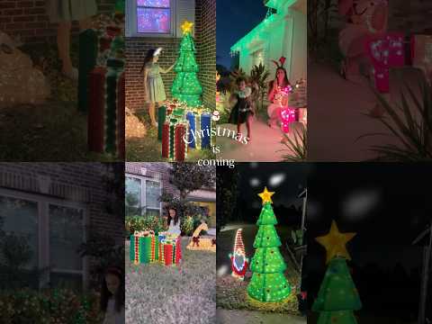 SUNJOY 18 Inch Christmas Light Up Present Boxes with LED Lights.