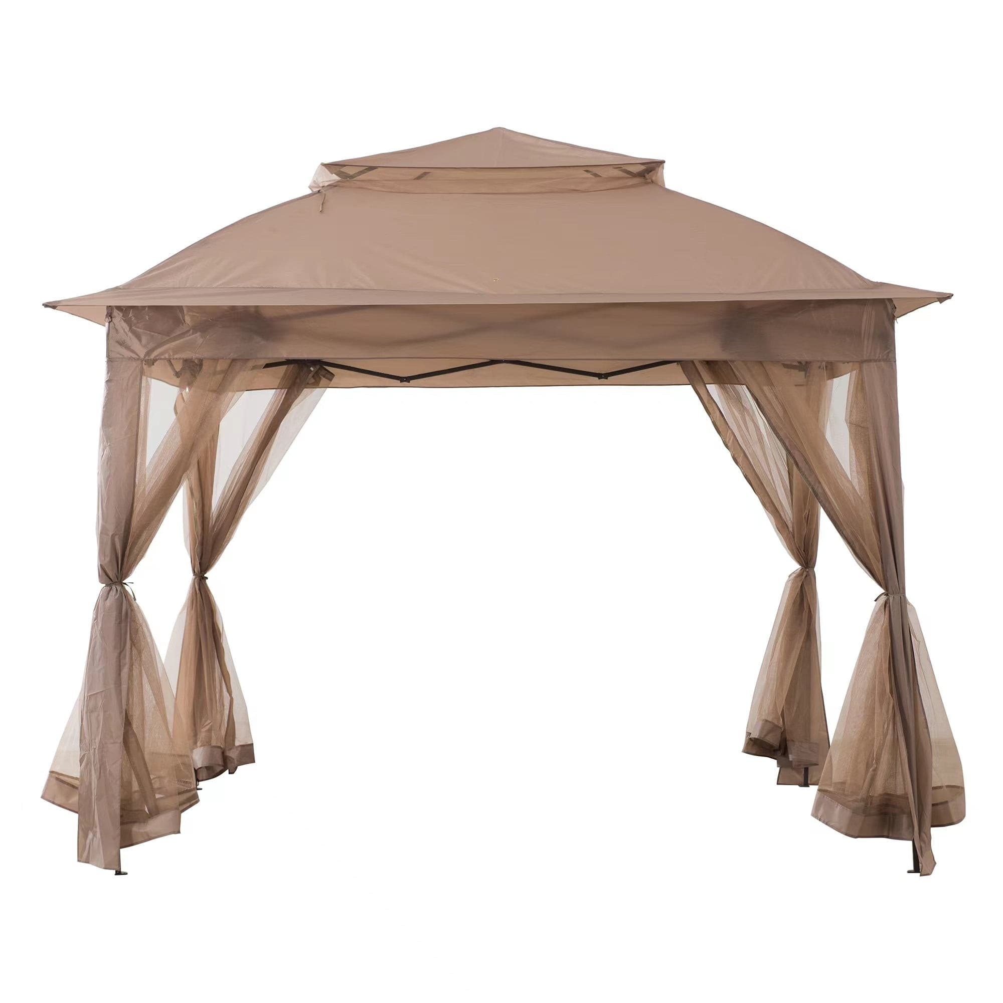 SUNJOY 11x11 Pop Up Gazebo Tent with Netting and Carry Bag.
