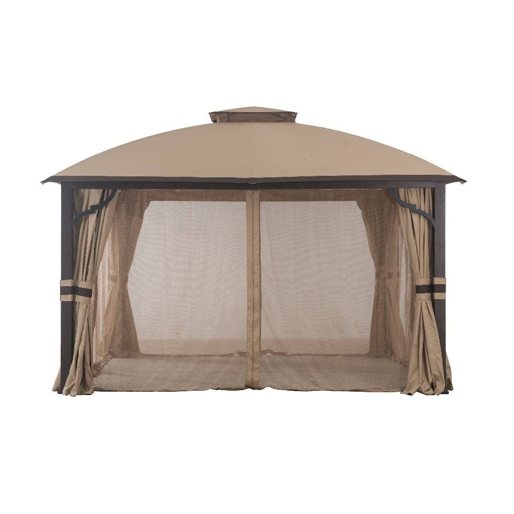 SUNJOY Brown Replacement Mosquito Netting For Greenvail Fabric Top Gazebo (10X12 Ft) A101010200 Sold At BJ‘s.