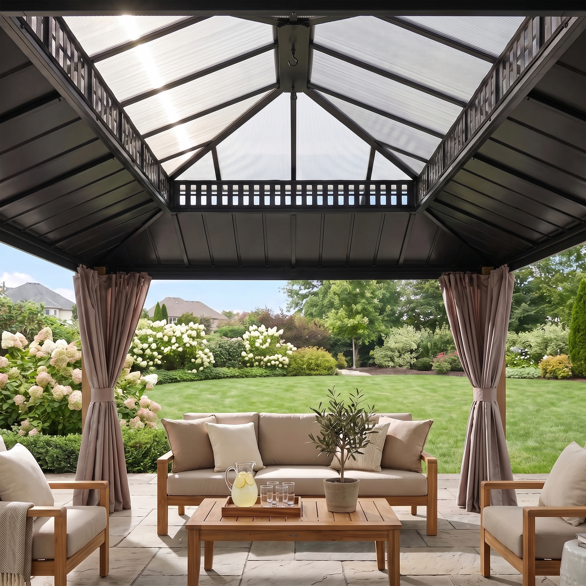 Sunjoy Skylight Roof Collection