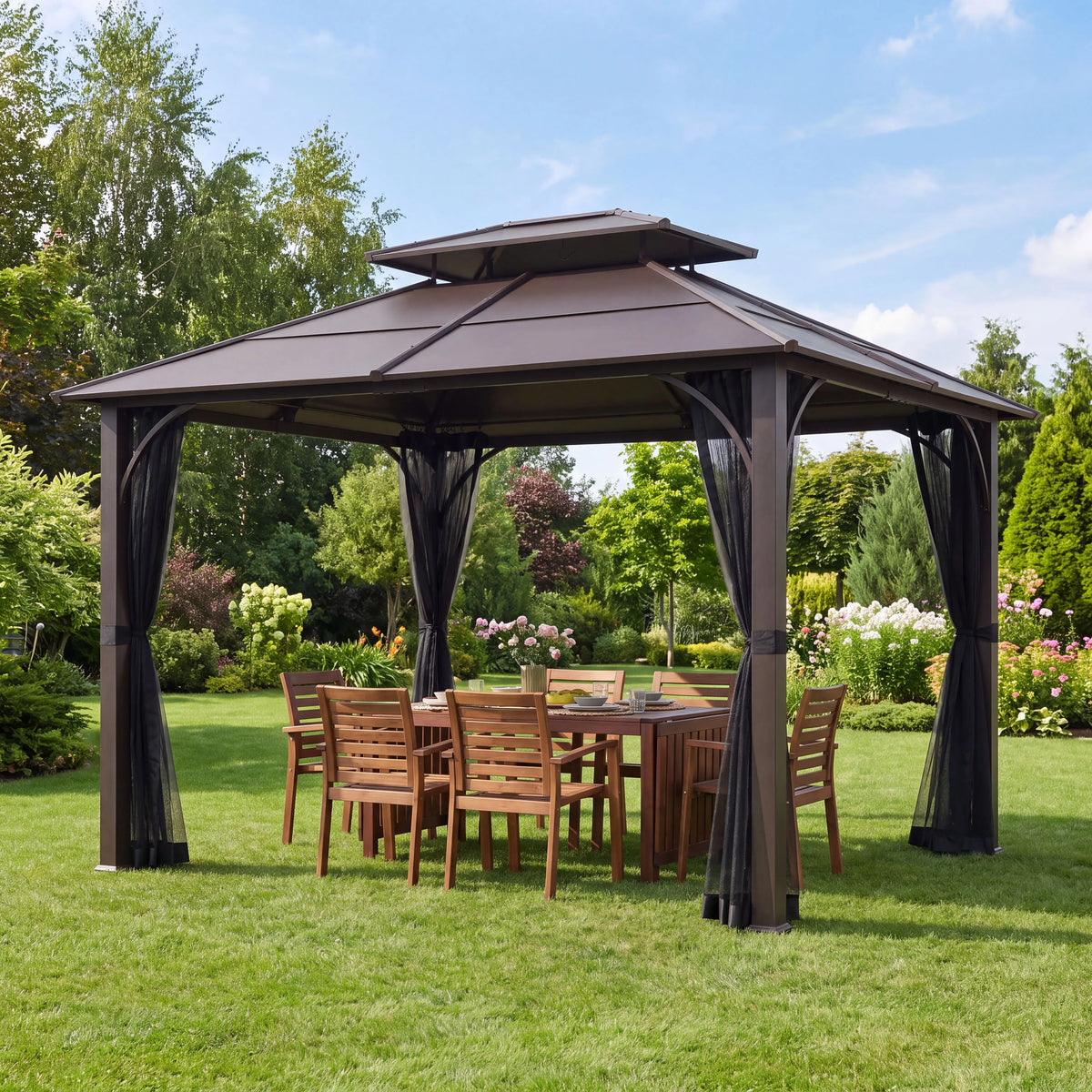 Summit Classic Hardtop Gazebo, 10x12