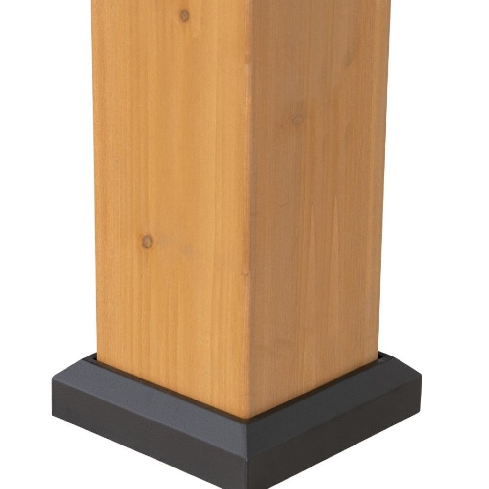 SUNJOY 12x20 Cedar Hardtop Gazebo with 2 Ceiling Hooks