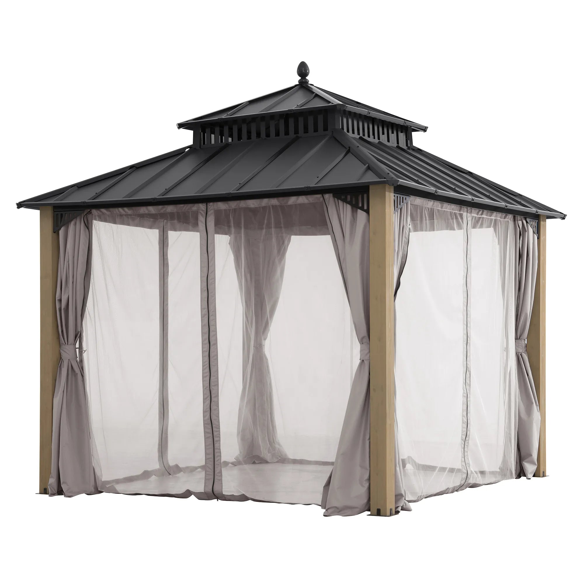 Kingston Elite Cedar Gazebo, 10x10