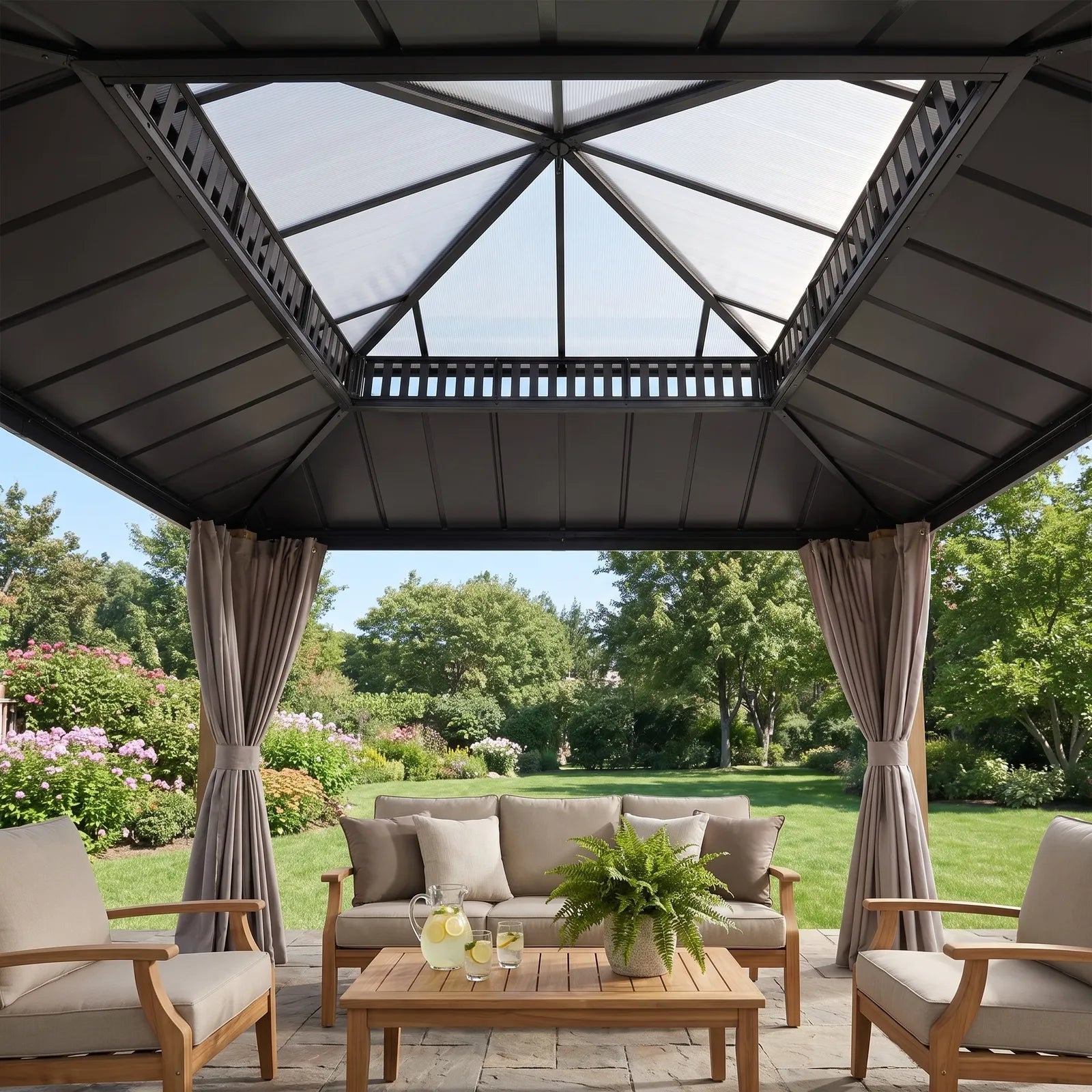 Kingston Horizon PC-Vent Cedar Gazebo, 12x12