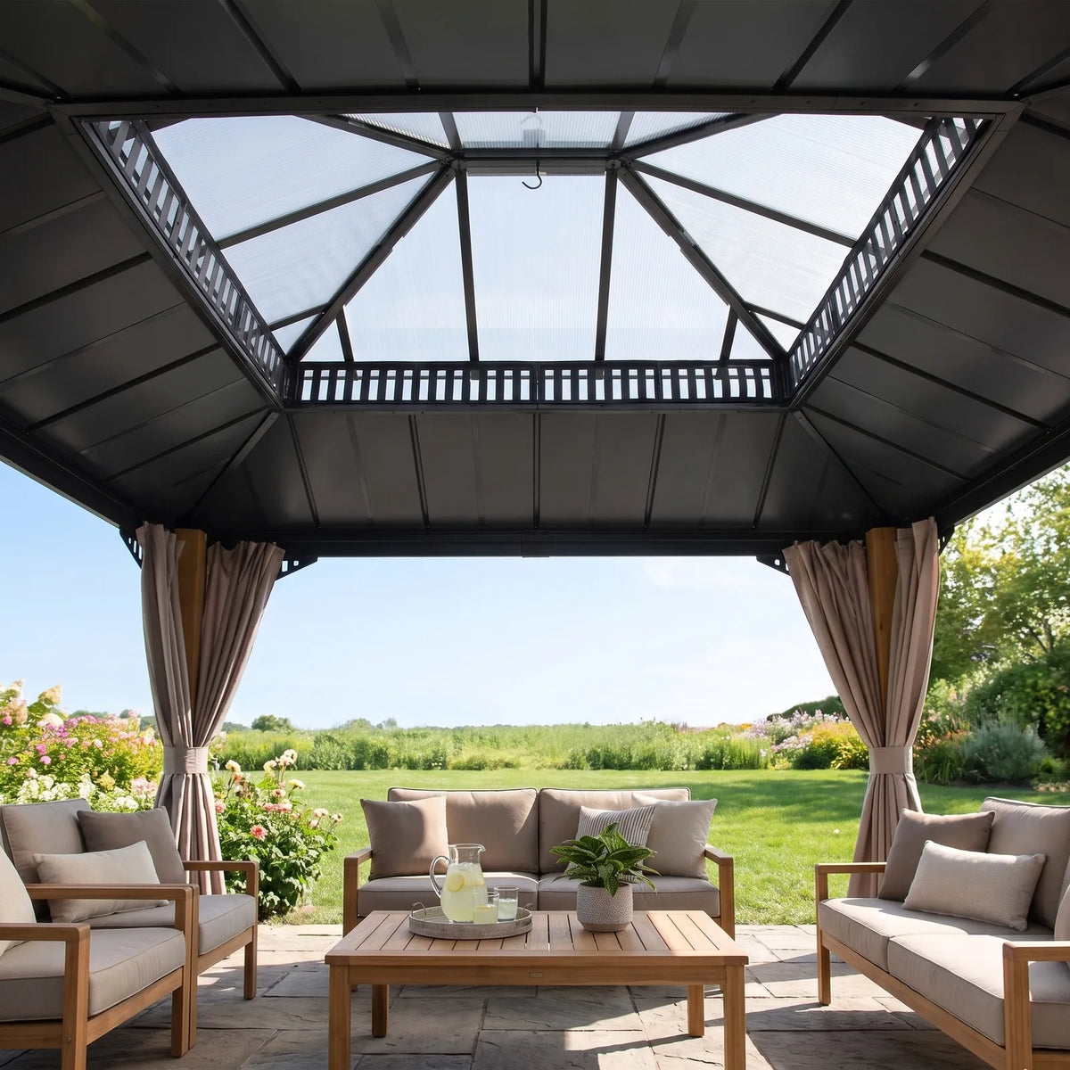 Kingston Horizon PC-Vent Cedar Gazebo, 12x14