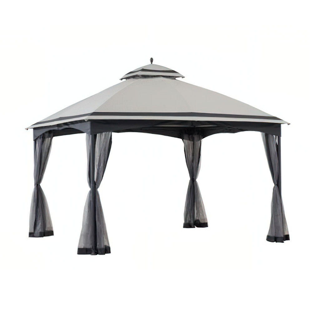 SUNJOY Light Grey Replacement Canopy For Domed Soft Top Gazebo (10X12 Ft) A101012211 Sold At SunNest.