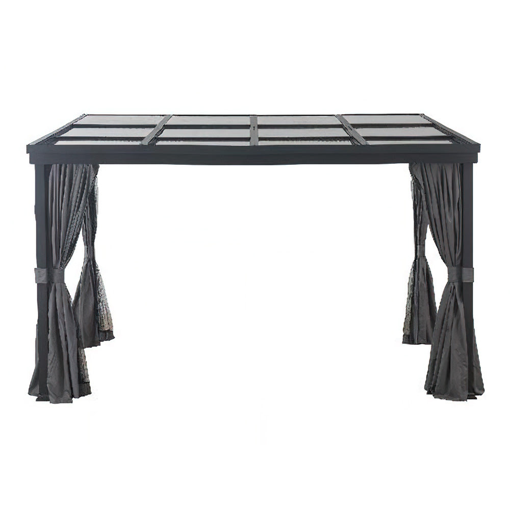 SUNJOY Black+Dark Grey Replacement Mosquito Netting For Lean On PC Top Gazebo A102002101 Sold At Rona.
