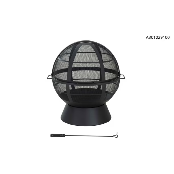 Spherical Wood Burning Fire Pit.