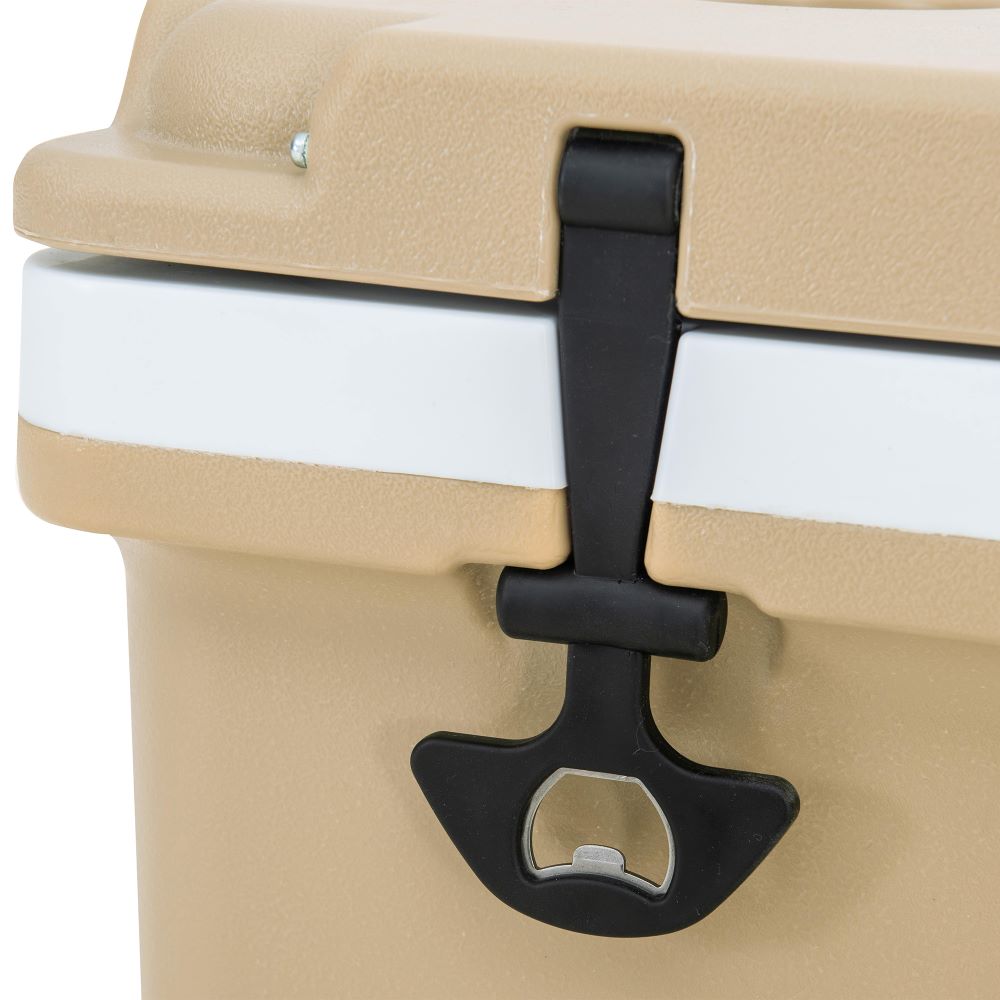 SUNJOY 60-quart Insulated Beach Ice Chest Cooler with Solar Panel, Wheels, and Handles