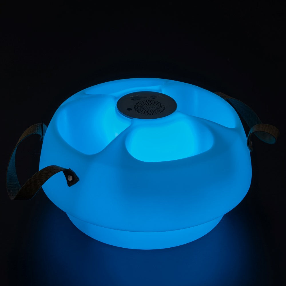 SUNJOY Floating Drink Holder with Ip66 Waterproof Bluetooth 5.0 Speaker.