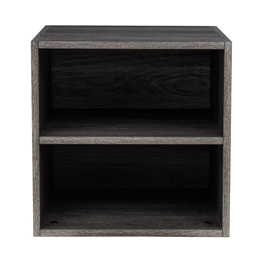 SUNJOY Quub Split Cabinet, Space Saving Stackable MDF Wood Cabinet for Living Room, Bedroom and Other Indoor Space.