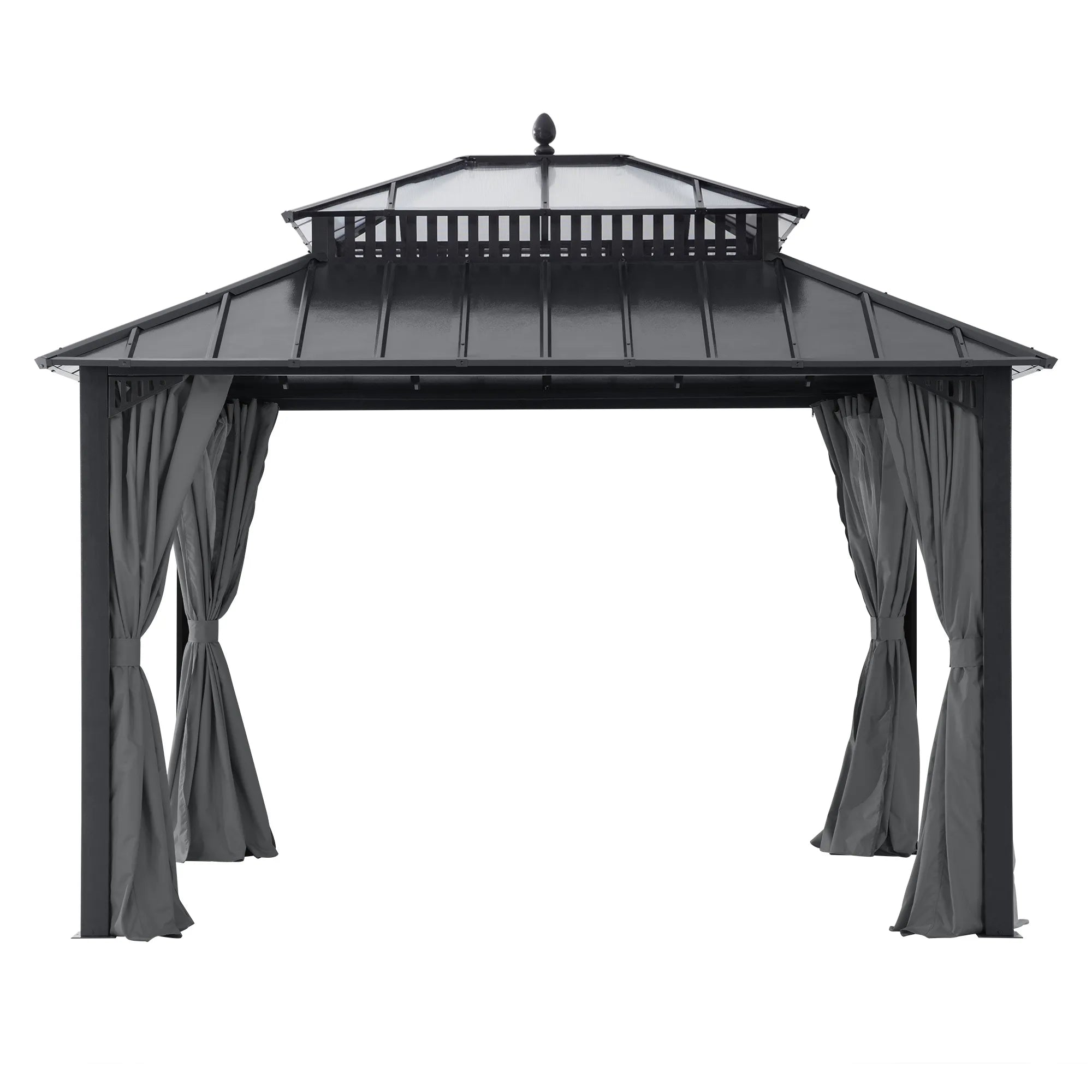 Kingston Horizon PC-Vent Gazebo - Slate Gray, 12x10