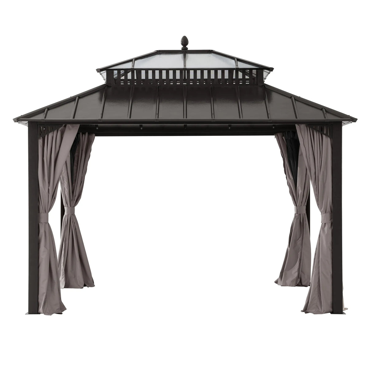 Kingston Horizon PC-Vent Gazebo - Brown, 12x10