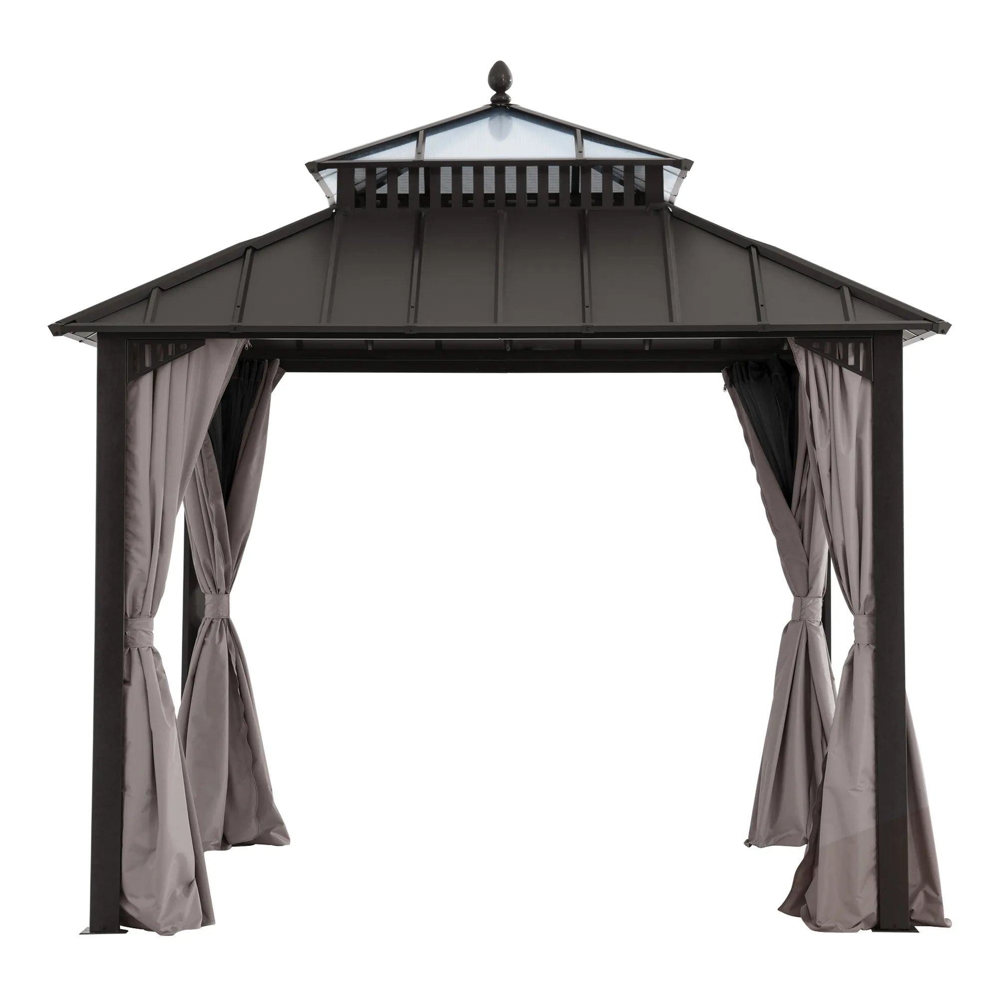 Kingston Horizon PC-Vent Gazebo - Brown, 10x10