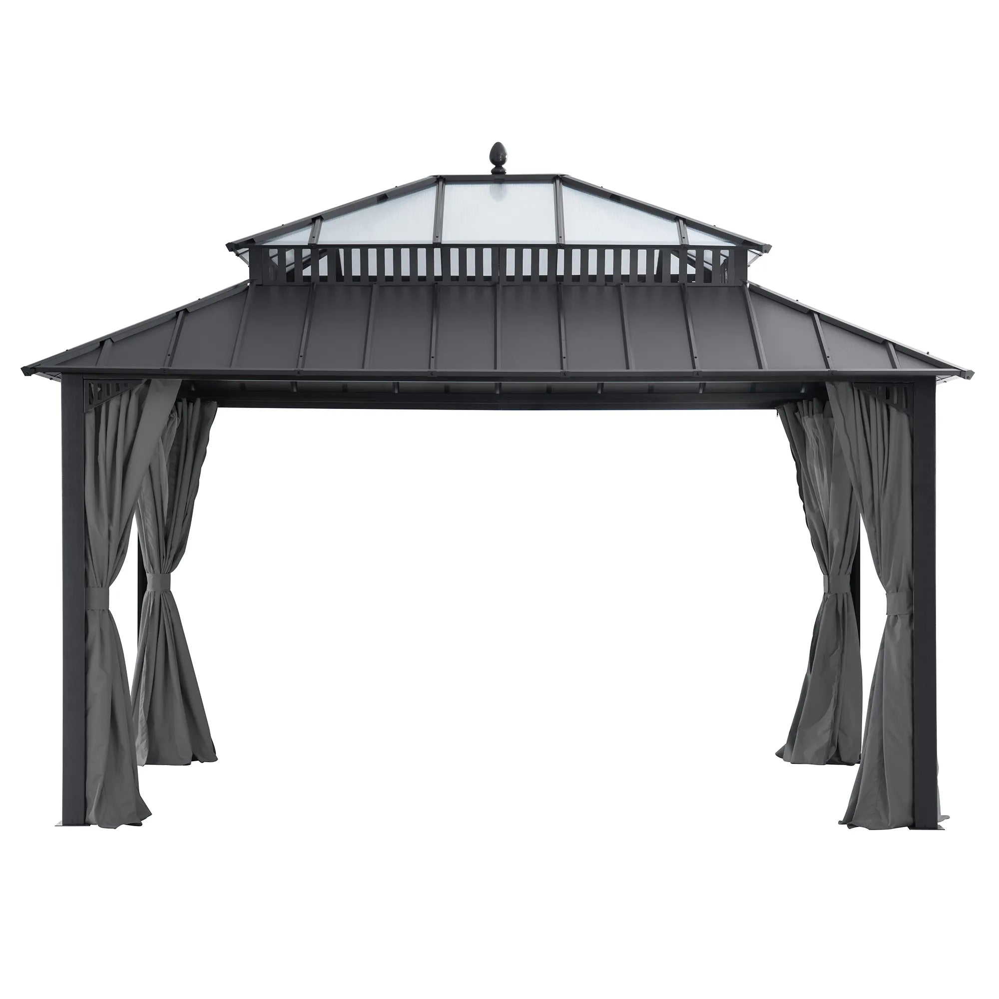 Kingston Horizon PC-Vent Gazebo - Slate Gray, 12x14