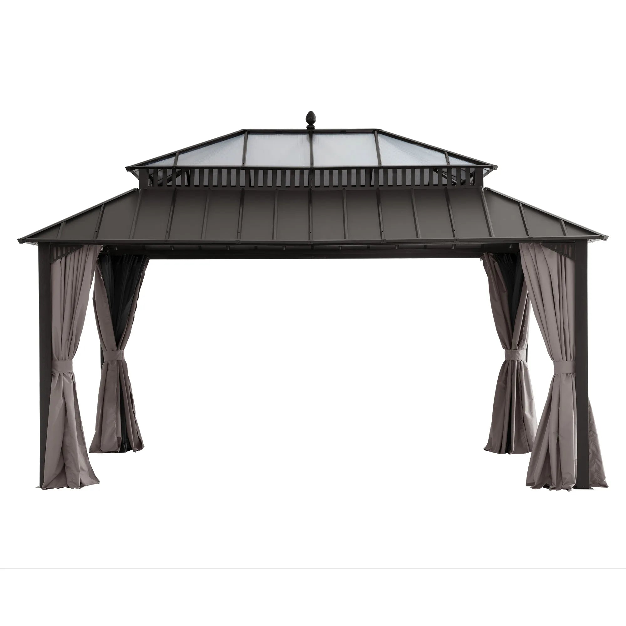 Kingston Horizon PC-Vent Gazebo - Brown, 12x16
