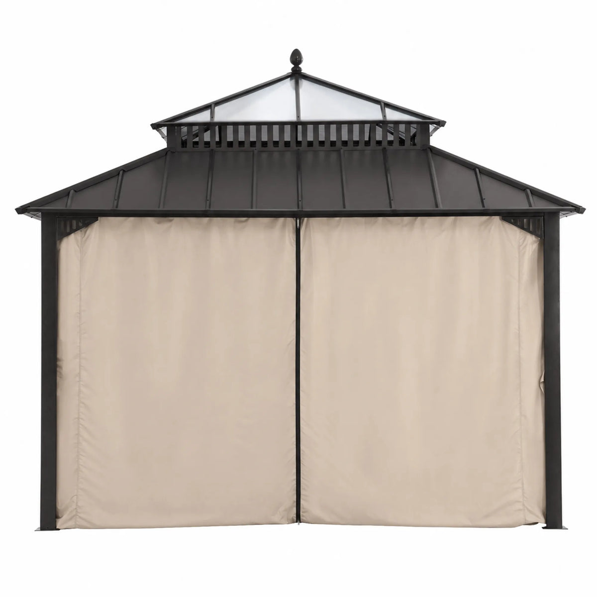 Kingston Horizon PC-Vent Gazebo - Brown, 12x12