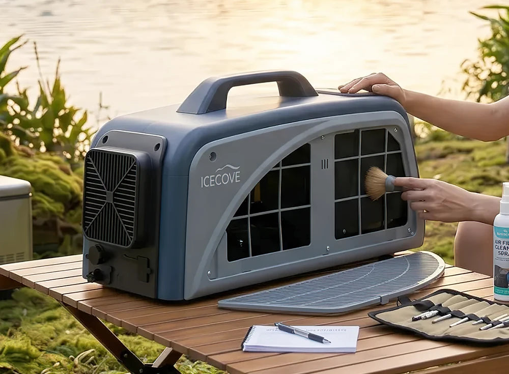 SUNJOY IceCove Portable Air Conditioner for Outdoor Tents and Indoors - Blue