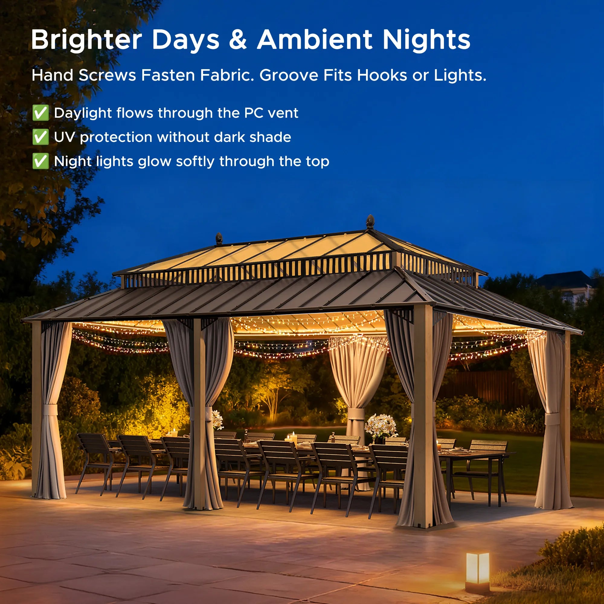 Kingston Elite Cedar Gazebo, 12x20