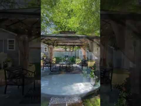 Backyard Refresh with A SUNJOY 11x13 Matal Gazebo