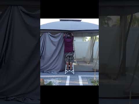 SUNJOY 11x13 Backyard Gazebo Assembly in One Day 