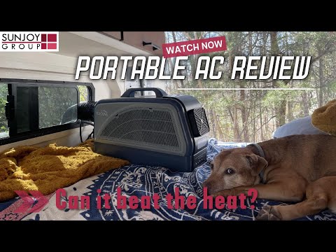 SUNJOY IceCove Portable Air Conditioner Review — Fast Cooling & Solar Power